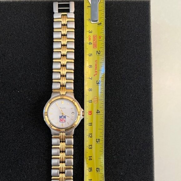 BULOVA | NFL Superbowl Men's two-tone watch-NEW Battery - Picture 9 of 16